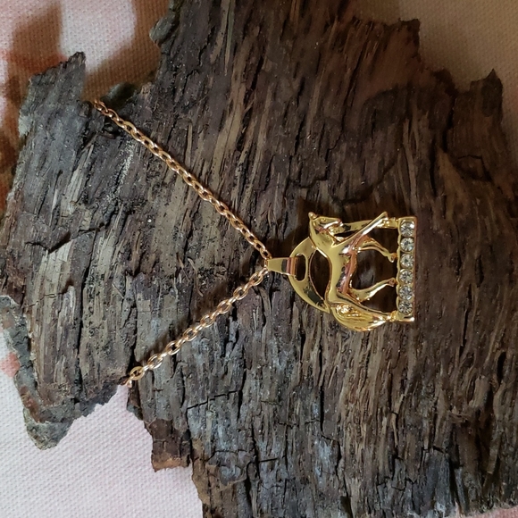 Saddle Stirrup Necklace. Horse Pony Equestrian Equine Horse Saddle Vaquero Rodeo - Picture 12 of 14